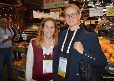 Yael Ziv with Yonatan Packing & Marketing from Israel together with Emily Ross from Manbulloo in Australia.