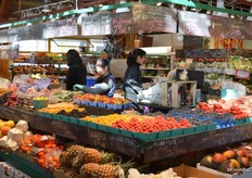 Overview of another independent store at Granville Island Market.