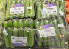 Canadian-grown mini/Japanese cucumbers.