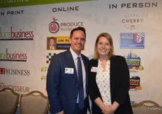 Chris Burt and Gill McShane from Produce Business UK