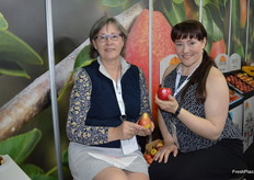 Aina Price and Nikki K Wood at the APAL stand.