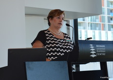 Jennifer Crook from Fair Work Ombudsmen spoke about the issues faced by those working in fruit and vegetable harvesting and how growers can avoid unscrupulous employment companies.