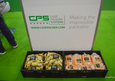 Case Packing Systems with potatoes and carrots.