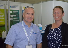 John Glass and Kylie Burt visited from Seeka New Zealand.