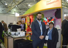 Tim Archibald and Mary Ann Augstin ay Hort Innovations.