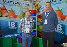 Ian Baines and Paul Lewis at IB Pallets.