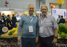 Stuart Burgess with Ian Locke – Tasmanian Fruit and Vegetable Export Facilitation Group.