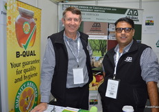 Robert Taylor and Kamram Durrani at AUSQUAL.