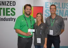 Jeff Helseth with Twist Ease and Sarah Steffes & Patrick Byron with Insignia Systems. For the first time, the companies are co-exhibiting and the opportunities of the Twist Ease dispenser system in combination with advertising.