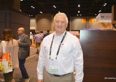 Dan Wohlford with Oneonta Starr Ranch walks the show floor.