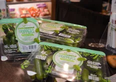 Cutecumber Poppers were recently launched. It's a smaller one-bite cucumber and the product won the United Fresh Innovation Award for Best Packaging.