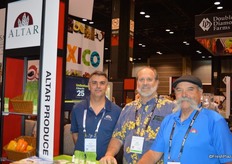 Anthony Leombruno, Donald Alford and Dino Iacovino with Altar Produce.