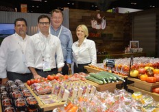 Ray Mason, Kyle Moynahan, Harold Paivarinta and Leona Neill with Red Sun Farms.