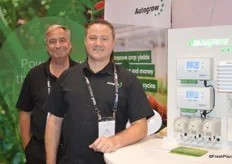 Kevin Blackmore and Mike Blomerley with Autogrow