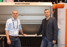 Luuk Rutten and Roy Lemmen with Sormac.