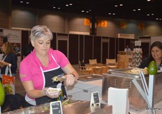 It has become a tradition. Wholly Guacamole serves guacamole to show attendees.