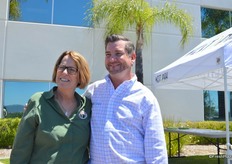 Jan DeLyser with the California Avocado Commission and George Henderson, Marketing Manager at West Pak.