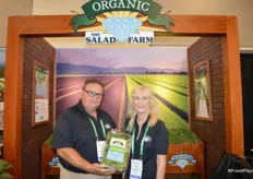Ken Horwitz and Joyce Camany with The Salad Farm.