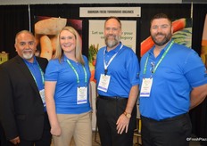 The team of Robinson Fresh. From left to right: Greg Welch, Sarah Hendrickson, John Pursel and Dan Jost.