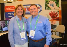 Cindy Jewell and Tom Smith with California Giant Berry Farms.