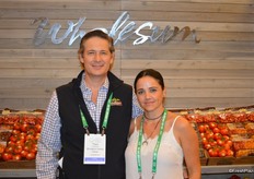 Theojary Cristantes and his wife Lorena Cristantes with Wholesum Harvest.