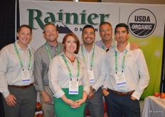 A proud team of Rainier Fruit. The company heavily focuses on organic fruit with organic blueberries making up 100% of Rainier's total blueberry production.