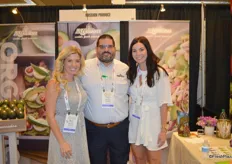 Megan Berenbach, Patrick Cortes and Brooke Franklin with Mission Produce.