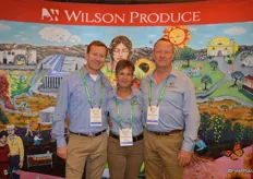 James, Alicia and Chris Martin with Wilson Produce