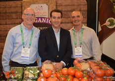 Rob Jackson, Carlos Visconti and Ugo DiCarlo with Red Sun Farms.