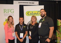 Lindsay Sweeney with Renaissance Food Group, Bob Collier, Sandy Eason and Juan Magdaleno with Calavo Growers.