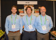 Ryan Easter, Kevin Steiner and Tim Colln with Sage Fruit Company.