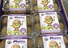 Clam shells of organic Mighties kiwi fruit.