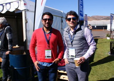 Mark Albuquerque of OZblu Peru and Eduardo Mazzini of Agricola Andrea, Peru.