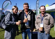 Anzell Genis, Mike Genis and Keulder van Wyk of Bushveld Fruit Growers.