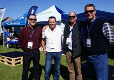 Dawie Fourie (Haifa), Paul Roux of United Exports, Werner van der Nest (Asfertglobal) and Johan du Plessis (Shiman).