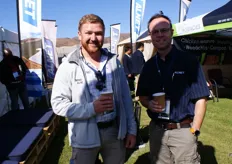Herman Spamer and Rick Oosthuizen of Aquanet.