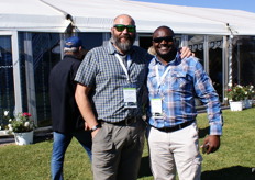 Etienne Kok and Alex Muchazondida of United Exports.