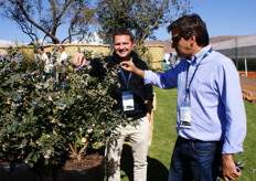 Manfred Schneider (Blueberry Italia) and Alfonso Altet (AgroVision Peru).