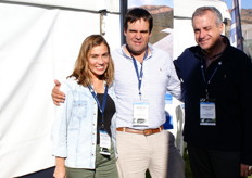 Macarena Möller of Giddings Fruit Chile, Patricio Cortes of Giddings Fruit Mexico and Francisco Alvariño of Giddings Fruit Chile.