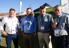Mark Pidgeon (United Exports Australia), Malcolm Frick (Nutrano Australia), Ted Grobicki and Derek Fisher (Western Berry Australia).