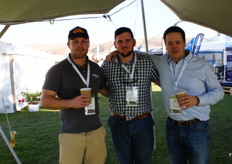 Peter Coetzee, Jacobus Conradie and Jon Salters, all from United Exports.