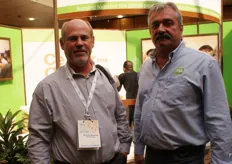 Hennie Bischoff of Wegro Farming in Hluhluwe with Jacques Marais of the RSA Group.