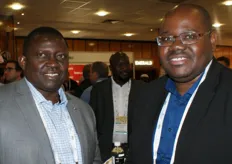 Chance Kabaghe of IAPRI, Zambia, and Wellington Sikuka of the UDSA in South Africa.