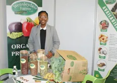 Tiisetso Phaweni of Wensleydale organic farms, Johannesburg.