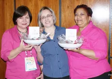 Hanrie Greebe, Mari Munnick and Michelle Hartze of Potatoes SA.
