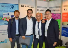 Andrea Rubbiany and Marco Martinelli from Linea Trade, together with Massimo Delpozzo from Nord Ovest and Roger Chan from AEL Berkman