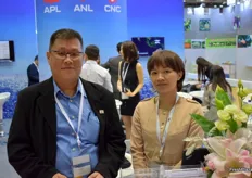 Lynnet Lin and Budiman Tandias from APL/CMA CGM Group