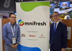 Kevin Au Yeung and Fabio Zanesco from Omnifresh, a new joint venture of Val Venosta, Rivoira and RKGrowers