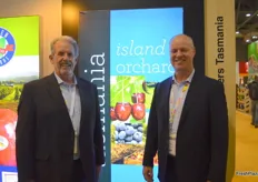 Ian Locke was with Stuart Burgess the newly announced CEO of the Tasmanian Fruit Growers.