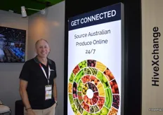 HiveXchange were back at the tradefair, with the system to connect producers and customers in Australia and Asia. It was launched at last year and has been a great success. Gary Dickenson was at the stand.
